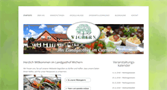 Desktop Screenshot of landgasthof-wichern.de